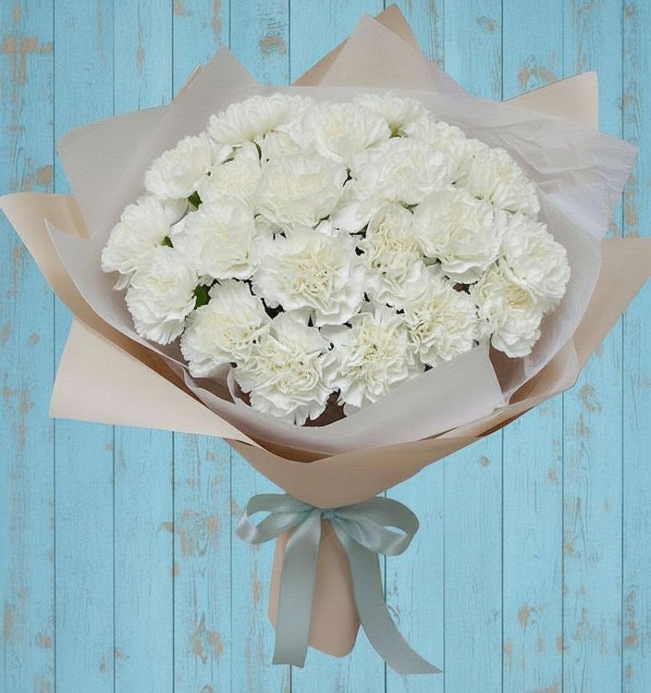 Букет цветов из: Гвоздики в Пивоварихе