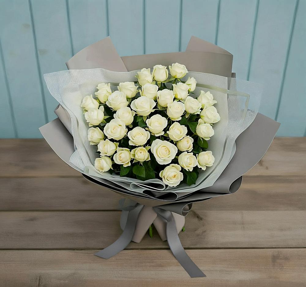 Букет Белоснежная нежность в Пивоварихе