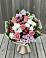 Букет цветов из: Альстромерии, Гвоздики, Розы и Хризантемы в Пивоварихе