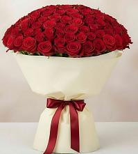 Букет 101 Красная роза Милано в Пивоварихе