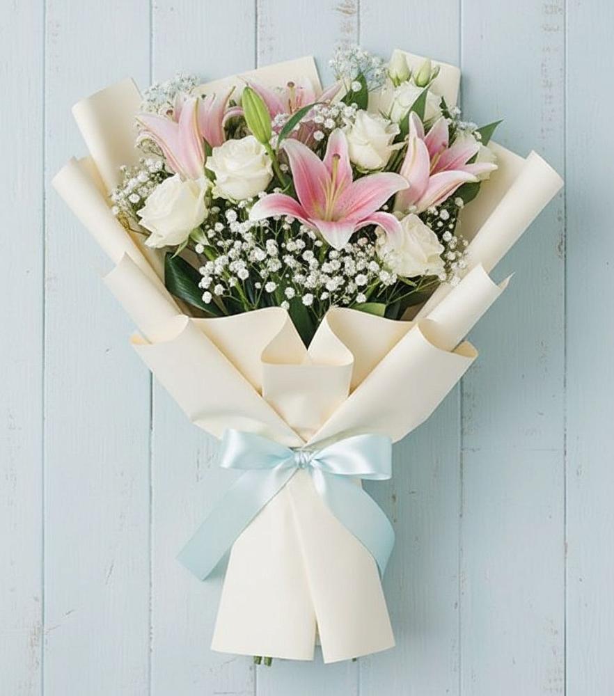 Букет цветов из: Лилии в Пивоварихе