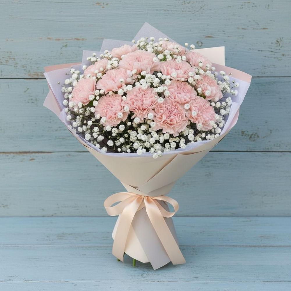 Букет цветов из: Гвоздики в Пивоварихе