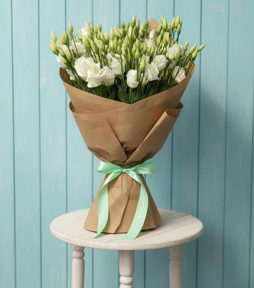 Букет цветов из: Лизиантусы в Пивоварихе