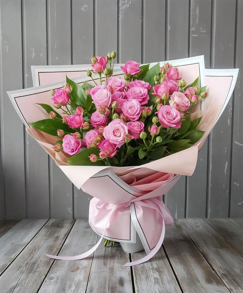 Букет Розовый кустик в Пивоварихе