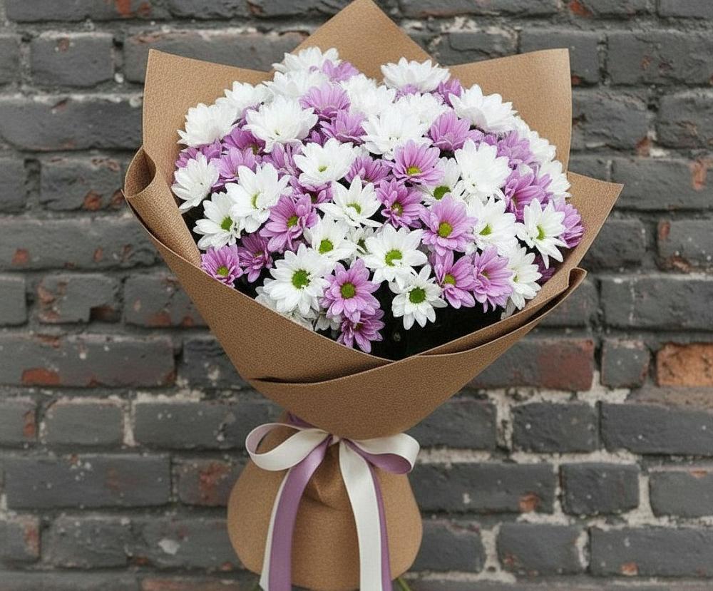Букет цветов из: Хризантемы в Пивоварихе