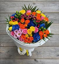 Букет цветов из:  Розы и Хризантемы в Пивоварихе