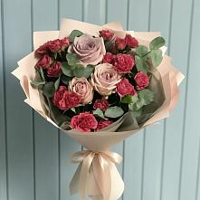 Букет цветов из:  Гвоздики и Розы в Пивоварихе