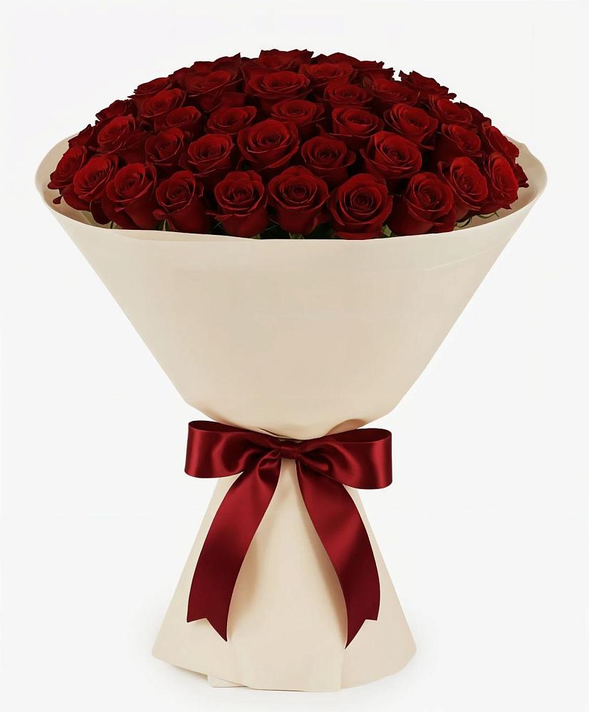 Букет 101 Бордовая роза Блэк Бакарра в Пивоварихе